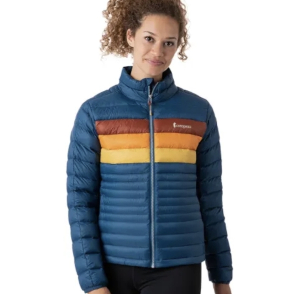 Cotopaxi Fuego Jacket Indigo Stripes W's Medium Like New - Picture 6 of 6